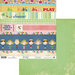 Fancy Pants Designs - Childish Things Collection - 12 x 12 Double Sided Paper - Strips