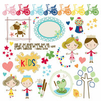 Fancy Pants Designs - Childish Things Collection - Rub Ons