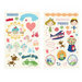 Fancy Pants Designs - Childish Things Collection - Chipboard Stickers - Pieces