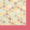 Fancy Pants Designs - Its Time for Spring Collection - 12 x 12 Double Sided Paper - Honeycomb