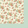 Fancy Pants Designs - Its Time for Spring Collection - 12 x 12 Double Sided Paper - Flower Patch