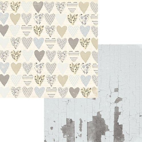 Fancy Pants Designs - Country Boutique Collection - 12 x 12 Double Sided Paper - Love