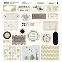 Fancy Pants Designs - Country Boutique Collection - 12 x 12 Cardstock Die Cuts