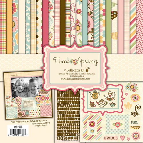 Fancy Pants Designs - Its Time for Spring Collection - 12 x 12 Paper Kit
