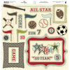 Fancy Pants Designs - Little Sport Collection - 12 x 12 Cardstock Die Cuts - Pieces