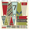 Fancy Pants Designs - Little Sport Collection - 12 x 12 Cardstock Die Cuts - Banner