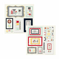 Fancy Pants Designs - The Good Life Collection - 12 x 12 Adhesive Chipboard Die Cuts - Frames