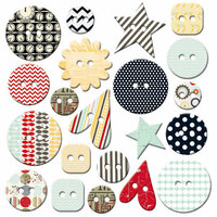 Fancy Pants Designs - The Good Life Collection - Mingled Buttons