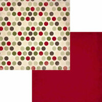 Fancy Pants Designs - Home for Christmas Collection - 12 x 12 Double Sided Paper - Cheer