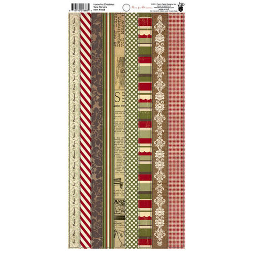 Fancy Pants Designs - Home for Christmas Collection - Cardstock Stickers - Tape