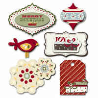 Fancy Pants Designs - Home for Christmas Collection - Layered Stickers