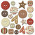 Fancy Pants Designs - Home for Christmas Collection - Mingled Buttons