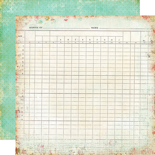 Fancy Pants Designs - Road Show Collection - 12 x 12 Double Sided Paper - Dilly Dally