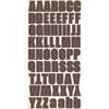 Fancy Pants Designs - Hopscotch Collection - Chipboard Stickers with Glitter Accents - Alphabet