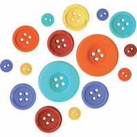 Fancy Pants Designs - Rusted Sun Collection - Buttons, CLEARANCE