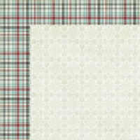 Fancy Pants Designs - Blissful Blizzard Collection - 12 x 12 Double Sided Paper - Tartan