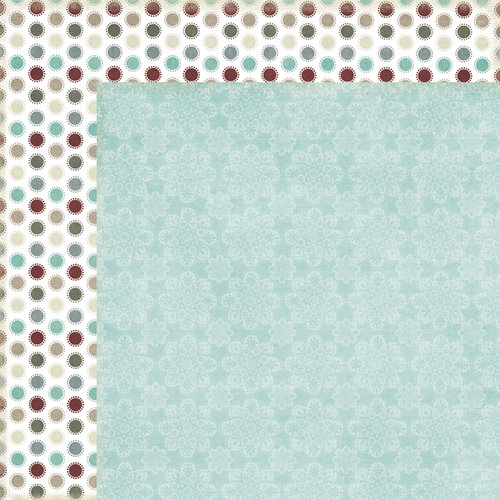 Fancy Pants Designs - Blissful Blizzard Collection - 12 x 12 Double Sided Paper - Snowballs