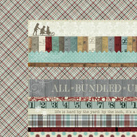 Fancy Pants Designs - Blissful Blizzard Collection - 12 x 12 Double Sided Paper - Strips