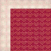 Fancy Pants Designs - Love Note Collection - 12 x 12 Double Sided Paper - S.W.A.K.