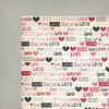 Fancy Pants Designs - Love Note Collection - 12 x 12 Double Sided Paper - Love Struck