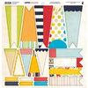 Fancy Pants Designs - Down by the Shore Collection - 12 x 12 Cardstock Die Cuts - Banner