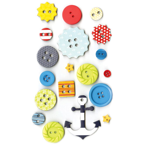 Fancy Pants Designs - Down by the Shore Collection - Button Set