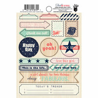 Fancy Pants Designs - Trend Setter Collection - Cardstock Stickers - Labels