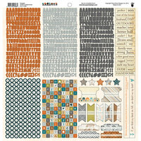 Fancy Pants Designs - Swagger Collection - 12 x 12 Cardstock Stickers - Fundamentals