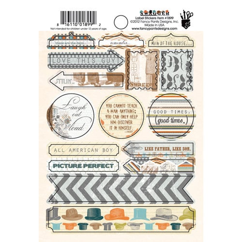 Fancy Pants Designs - Swagger Collection - Cardstock Stickers - Labels