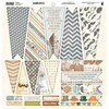 Fancy Pants Designs - Swagger Collection - 12 x 12 Cardstock Die Cuts - Banner