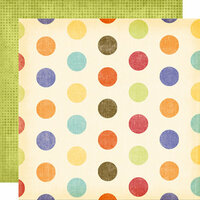 Fancy Pants Designs - Rusted Sun Collection - 12 x 12 Double Sided Paper - Beach Ball