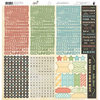Fancy Pants Designs - Memories Captured Collection - 12 x 12 Cardstock Stickers - Fundamentals