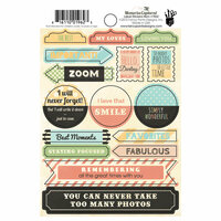 Fancy Pants Designs - Memories Captured Collection - Cardstock Stickers - Labels