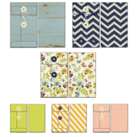 Fancy Pants Designs - Collecting Moments Collection - Patterned Envelopes