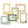 Fancy Pants Designs - Collecting Moments Collection - Patterned Photo Frames
