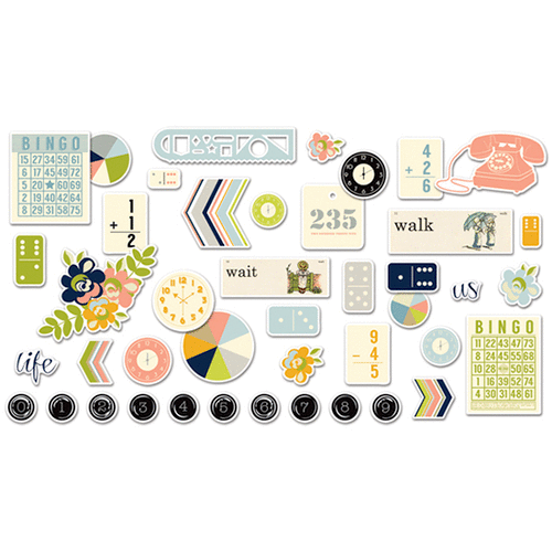 Fancy Pants Designs - Collecting Moments Collection - Ephemera Pack