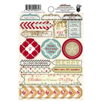 Fancy Pants Designs - Merry Little Christmas Collection - Cardstock Stickers - Labels