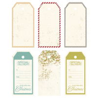 Fancy Pants Designs - Merry Little Christmas Collection - Decorative Tags - Large