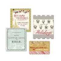 Fancy Pants Designs - Merry Little Christmas Collection - Title Pieces