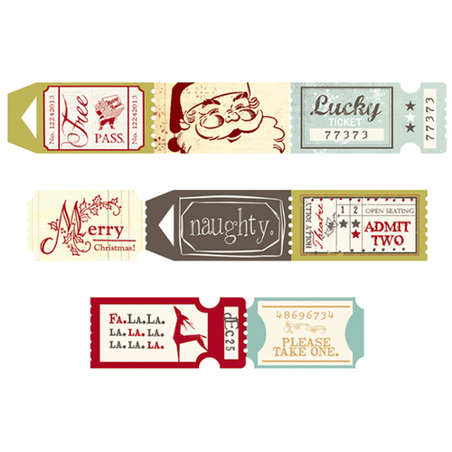 Fancy Pants Designs - Merry Little Christmas Collection - Ticket Roll