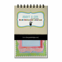 Fancy Pants Designs - About a Girl Collection - 5 x 8 Notebook Journal