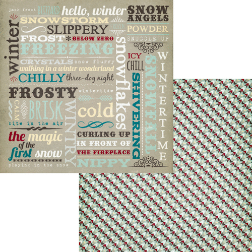 Fancy Pants Designs - Timbergrove Collection - 12 x 12 Double Sided Paper - Elements