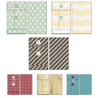 Fancy Pants Designs - Timbergrove Collection - Patterned Envelopes