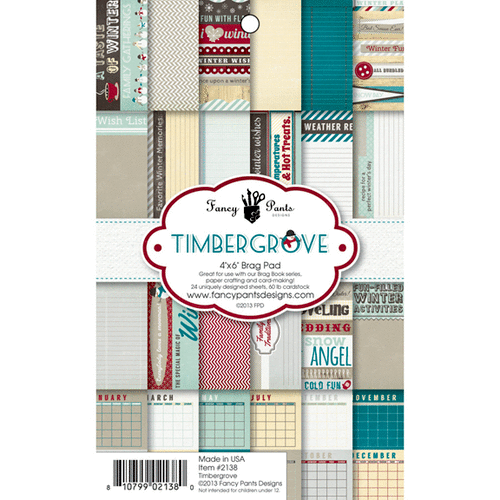 Fancy Pants Designs - Timbergrove Collection - 4 x 6 Brag Pad
