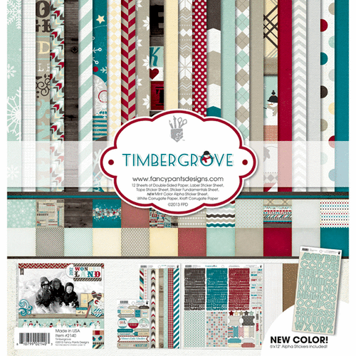 Fancy Pants Designs - Timbergrove Collection - 12 x 12 Paper Kit