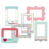 Fancy Pants Designs - Be Loved Collection - Patterned Photo Frames