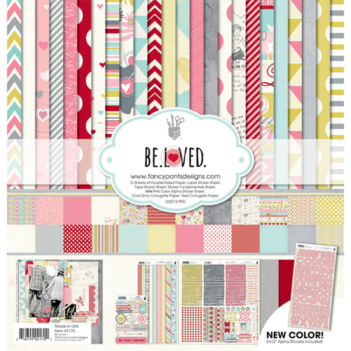 Fancy Pants Designs - Be Loved Collection - 12 x 12 Paper Kit