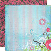 Fancy Pants Designs - About a Girl Collection - 12 x 12 Double Sided Paper - Kathi