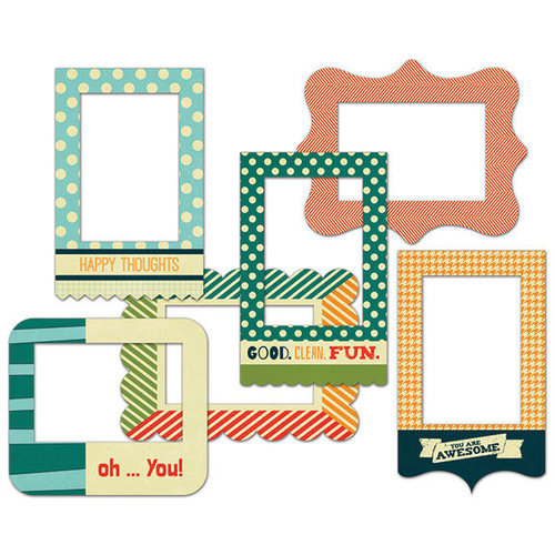 Fancy Pants Designs - Be Different Collection - Patterned Photo Frames