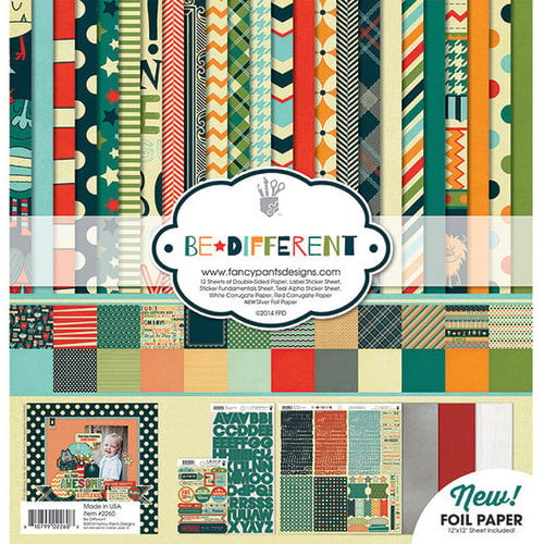 Fancy Pants Designs - Be Different Collection - 12 x 12 Collection Kit